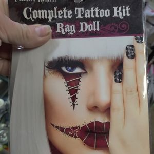 Complete ragdoll tattoo kit